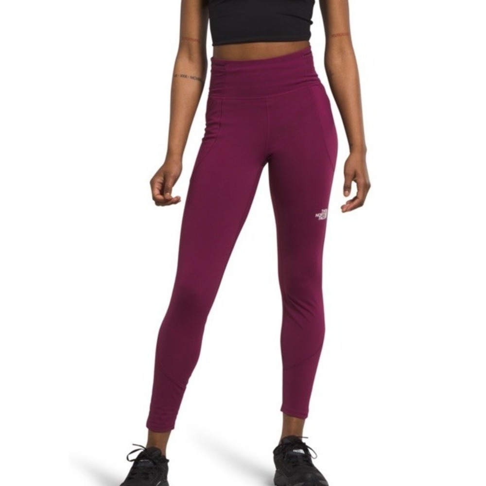 winter warm pro tight The North Face Burgundy Leggings‎ Large